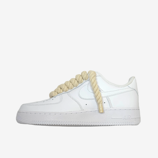 Nike Air Force 1 Ropes Creme - Lit Fitters Portugal
