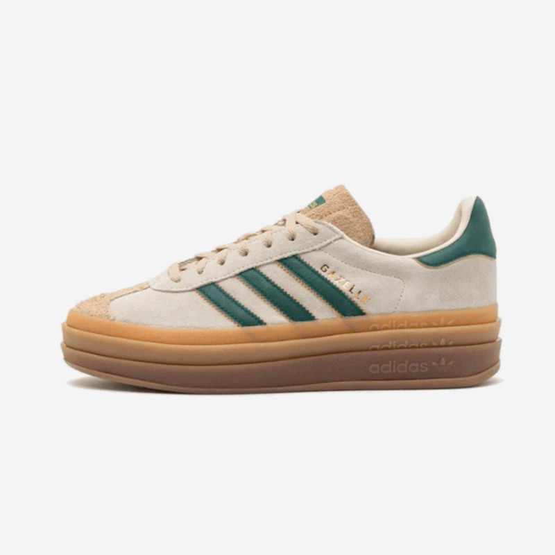 adidas Gazelle Bold Magic Beige Collegiate Green