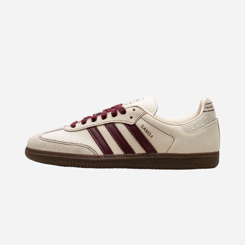 adidas Samba OG Wonder White Maroon