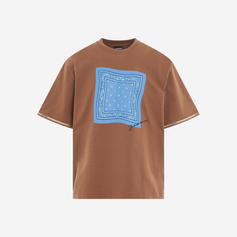 Jacquemus Toalha Logo Brown T-Shirt