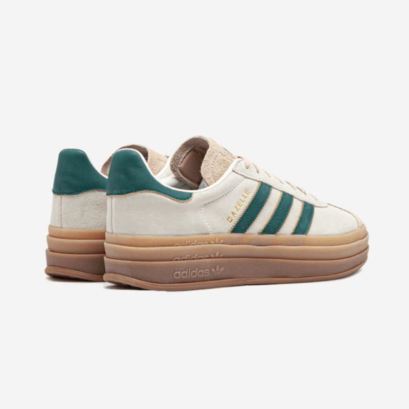 adidas Gazelle Bold Magic Beige Collegiate Green