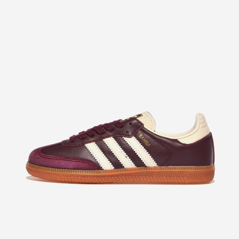 Adidas Samba OG Maroon Glod Metallic