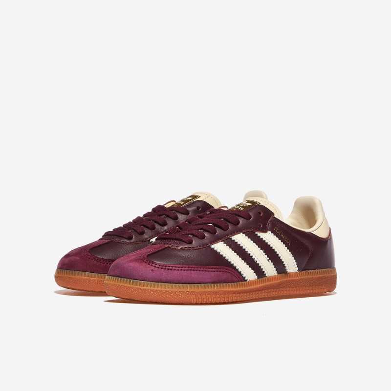 Adidas Samba OG Maroon Glod Metallic