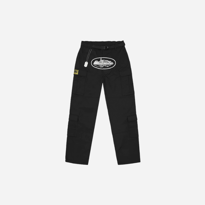 Corteiz Special Edition Black Guerillaz Cargo Pant