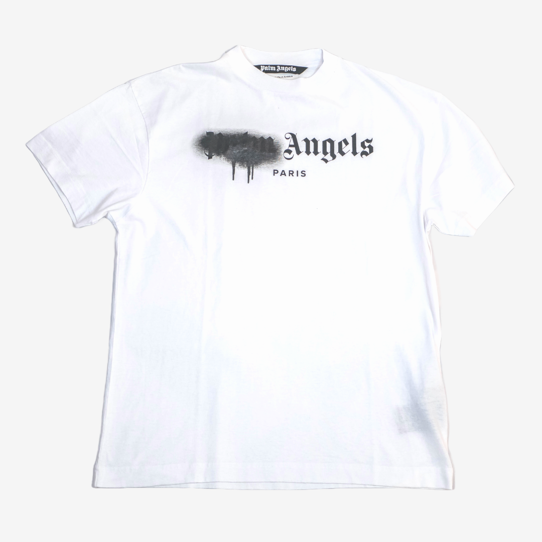 Palm Angels White Grafiti T-Shirt - Lit Fitters Portugal