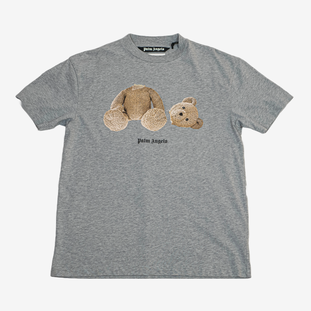 Palm Angels Grey Bear T-Shirt