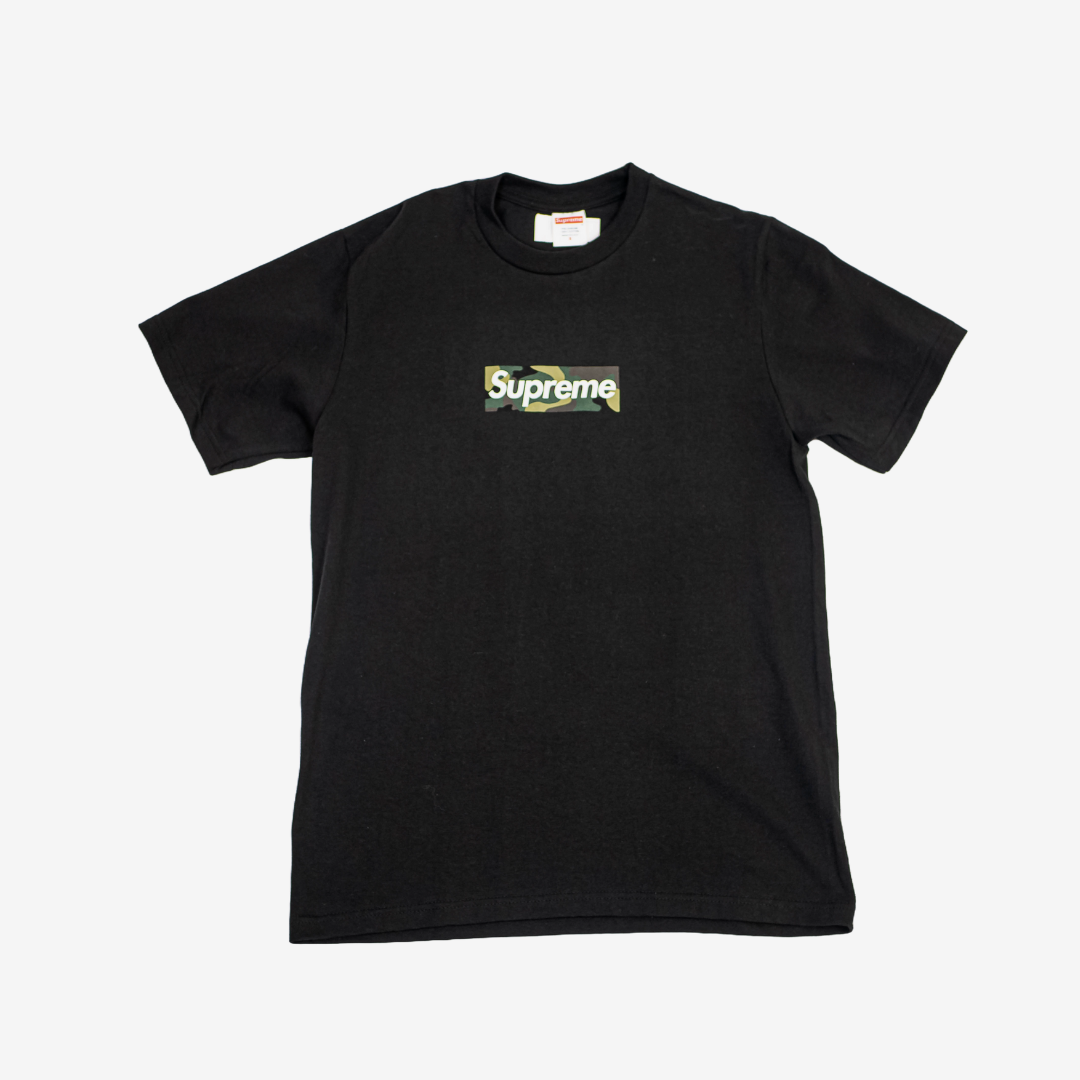 Supreme Black Camo Logo T-Shirt - Lit Fitters Portugal