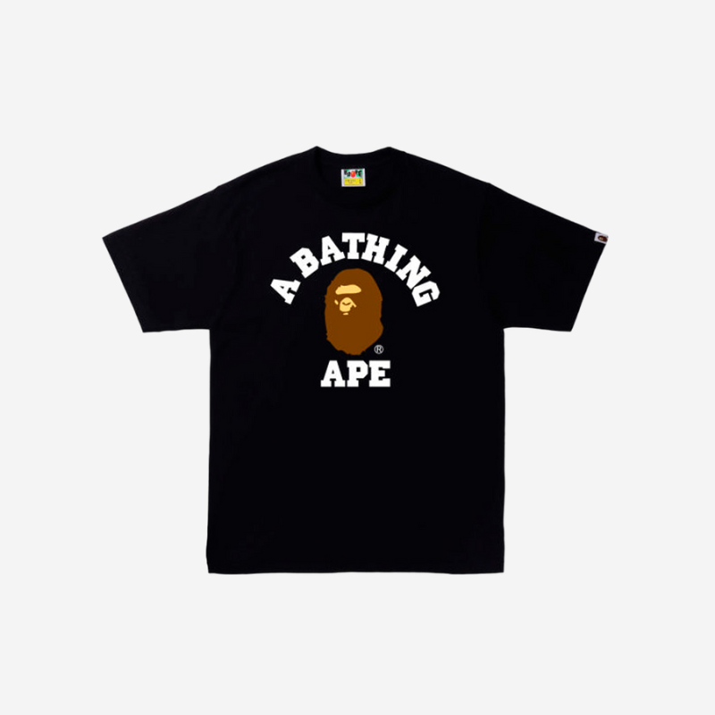 BAPE College Classic Black T-Shirt