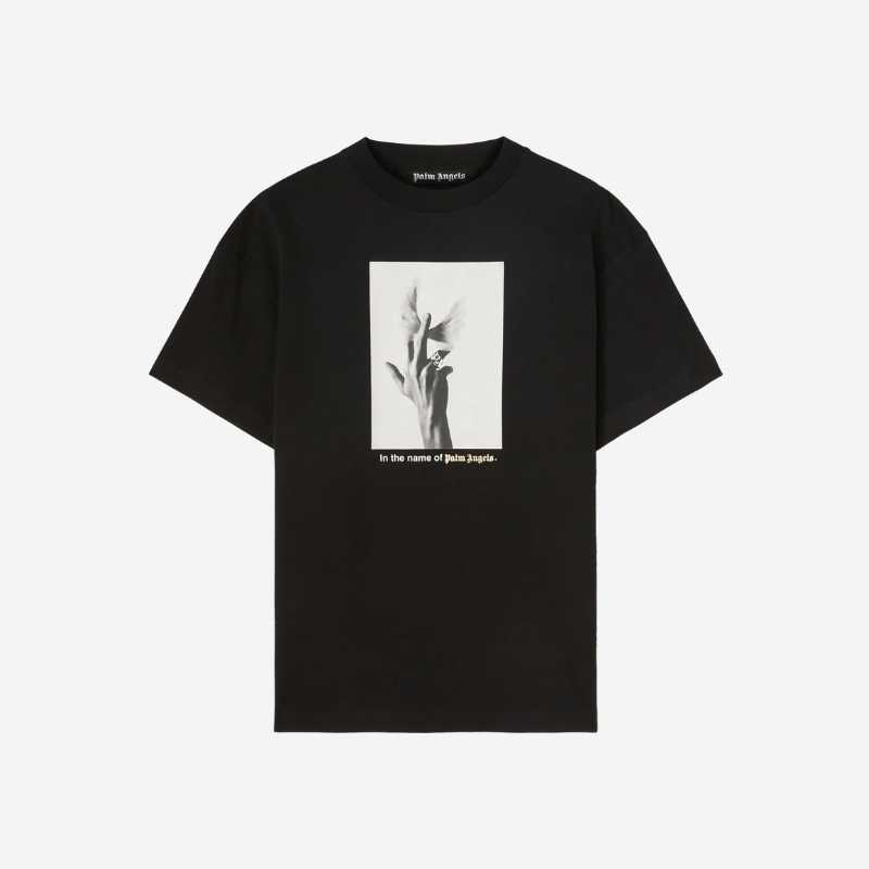 Palm Angels Wings Black T-Shirt