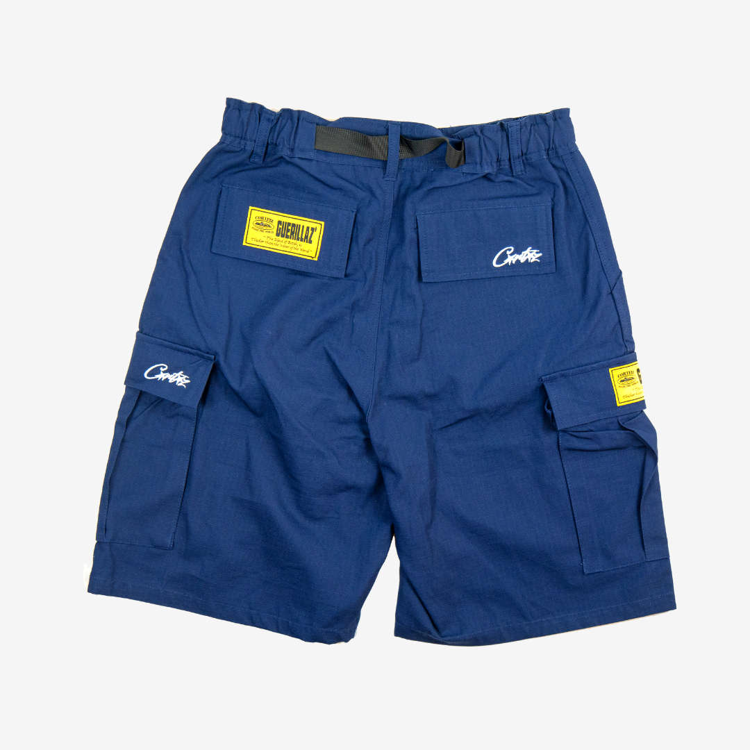 Corteiz Cargo Blue Shorts
