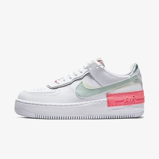 Nike Air Force 1 Shadow White Light Red - Lit Fitters Portugal